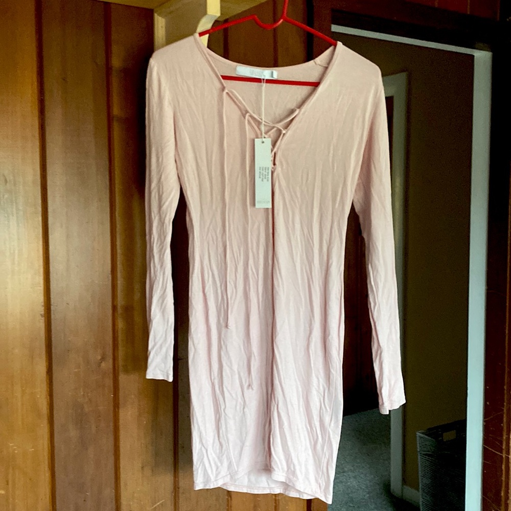 Light pink mini dress!!! Brand new with tags!!
